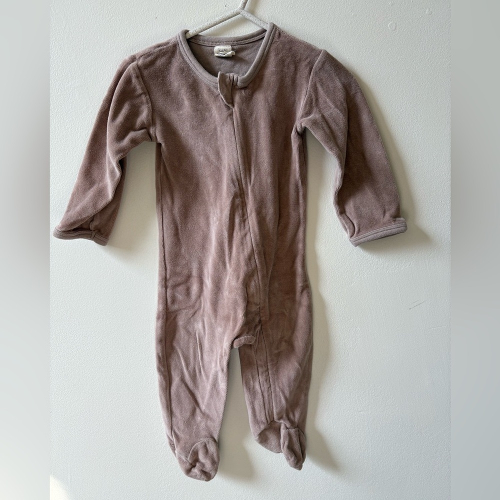 Kate Quinn Velour Footed Pajamas